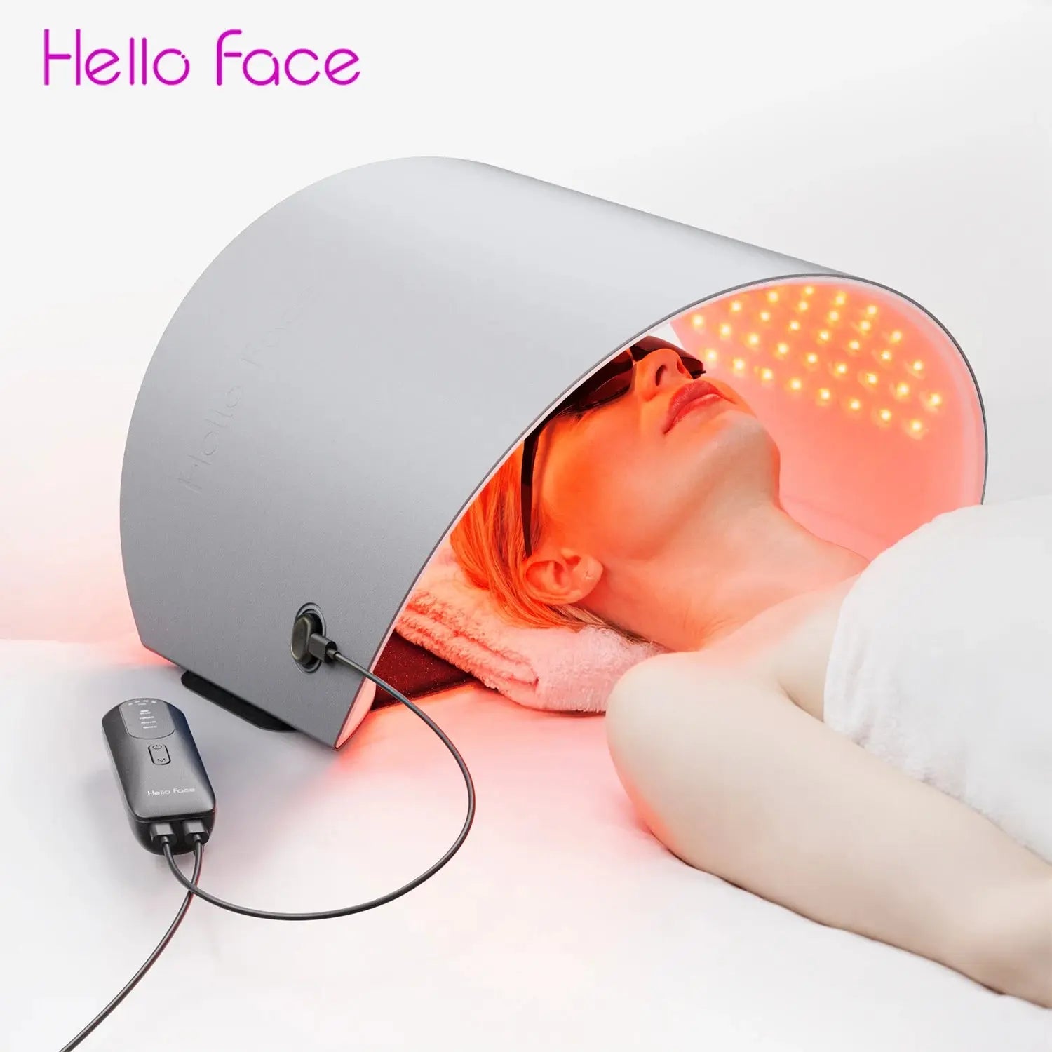 Hello Face L6 510K Red Light and infrared Therapy Mask 720 LED Chips Panel Facial Body Skin Rejuvenation Home Care Salon Device OlivienneSkinCo