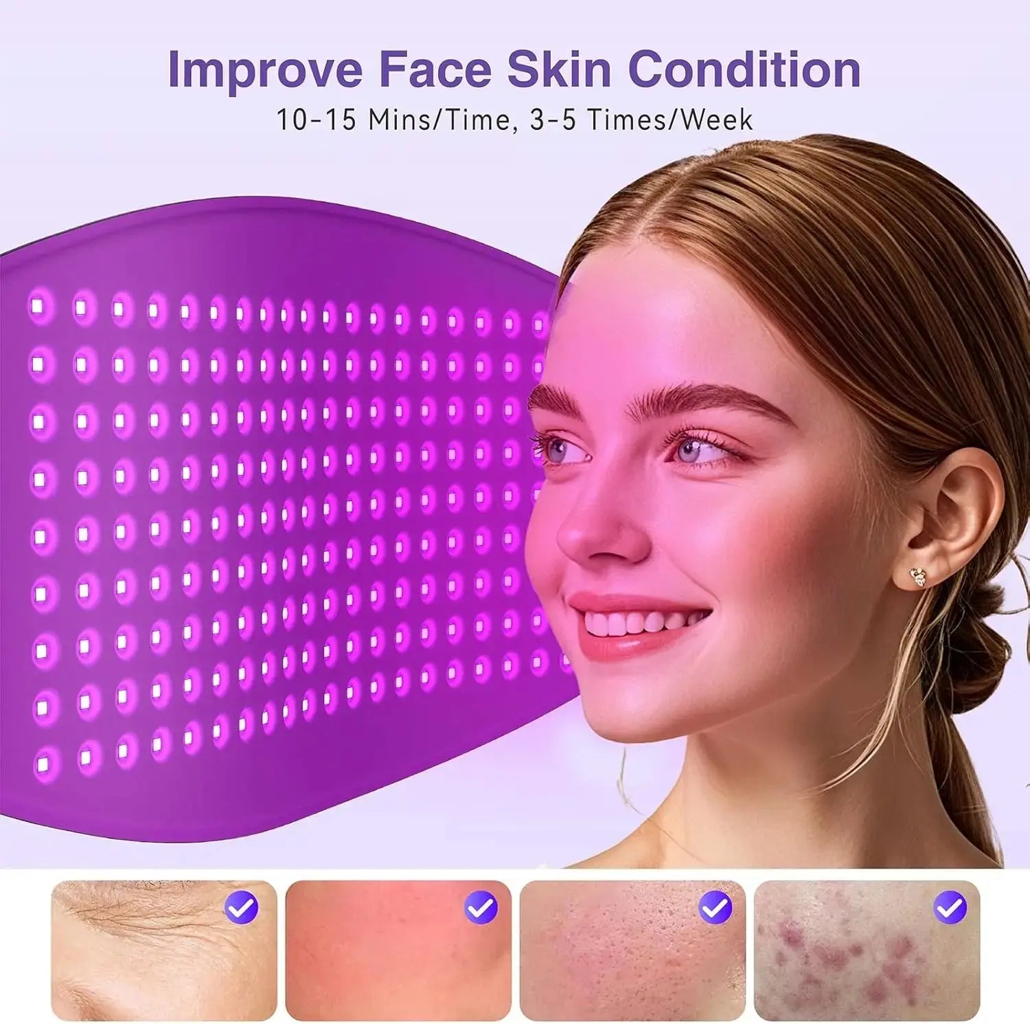 Hello Face L6 510K Red Light and infrared Therapy Mask 720 LED Chips Panel Facial Body Skin Rejuvenation Home Care Salon Device OlivienneSkinCo
