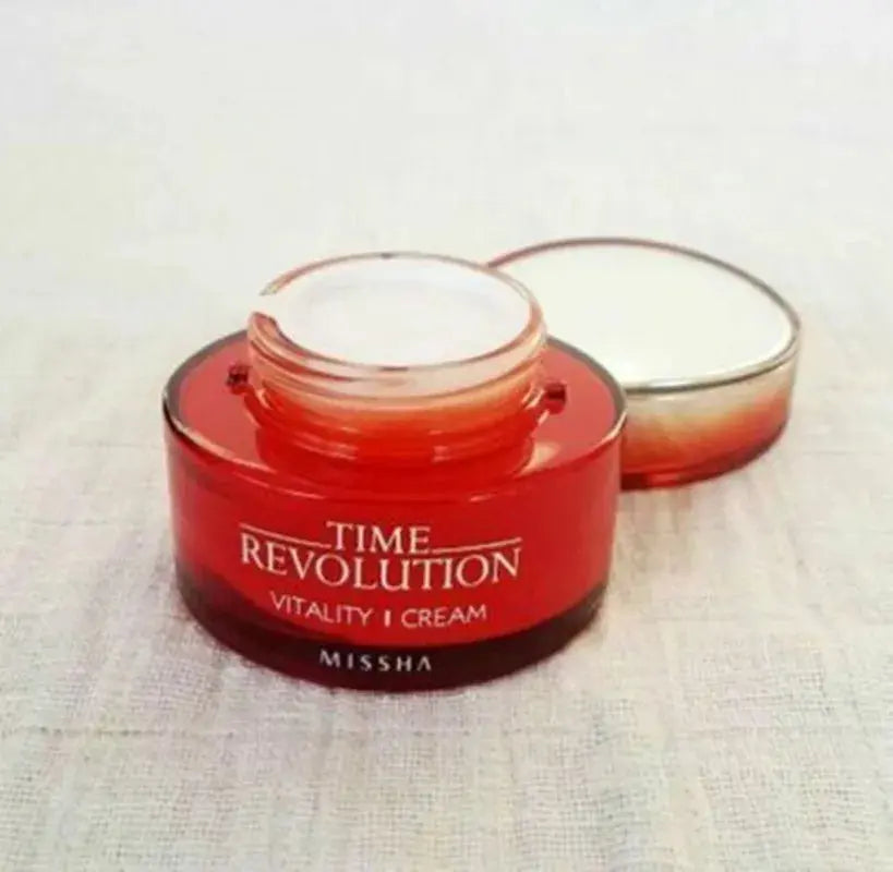 MISSHA Time Revolution Vitality Cream 50ml Facial Care Firming Moisturizing Face Serum Korea Cosmetics OlivienneSkinCo