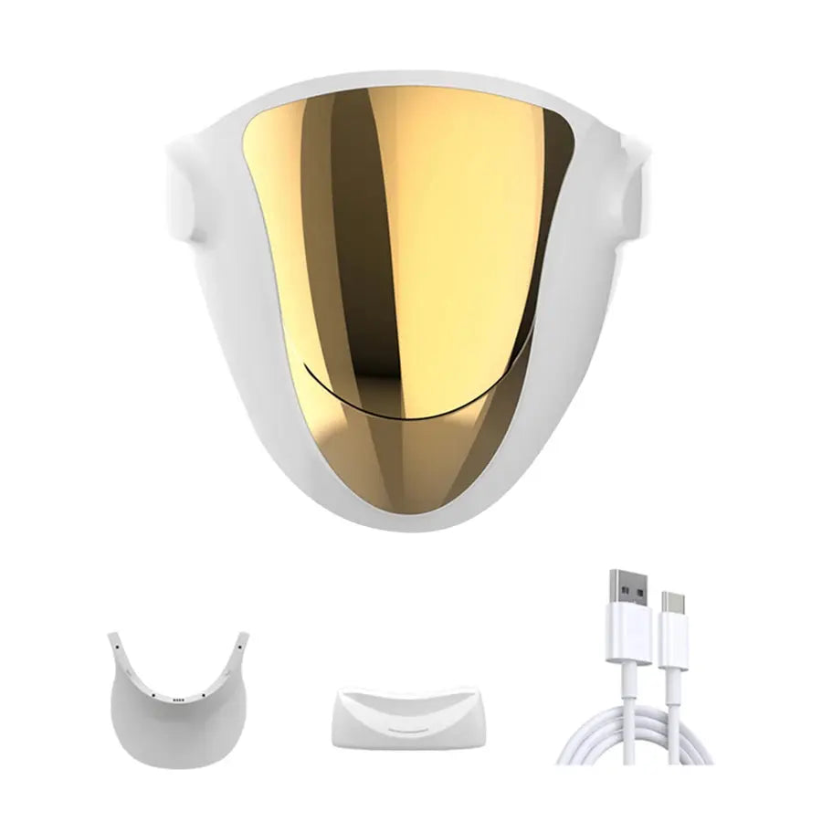 NIR LED Face Mask Red Light Therapy Respirable 3 Colors 807 Lamp Anti-Aging Acne Treat Reduce Wrinkle Full Facial Neck Care Mask OlivienneSkinCo